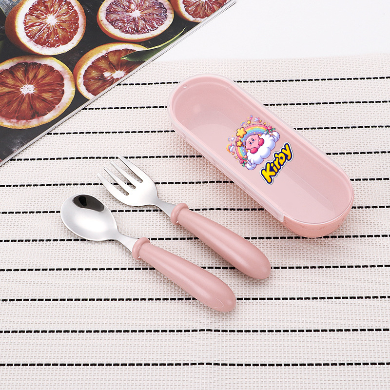 Kitchen Appliances And Utensils - 3pcs/set Kirbys Spoon Forks Box Stainless