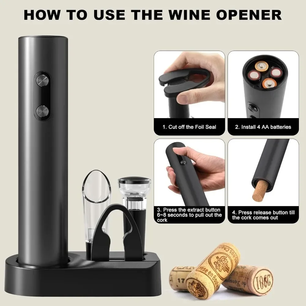 Electric Wine Opener Set Elect - đánh giá và giá Wine Opener Electric