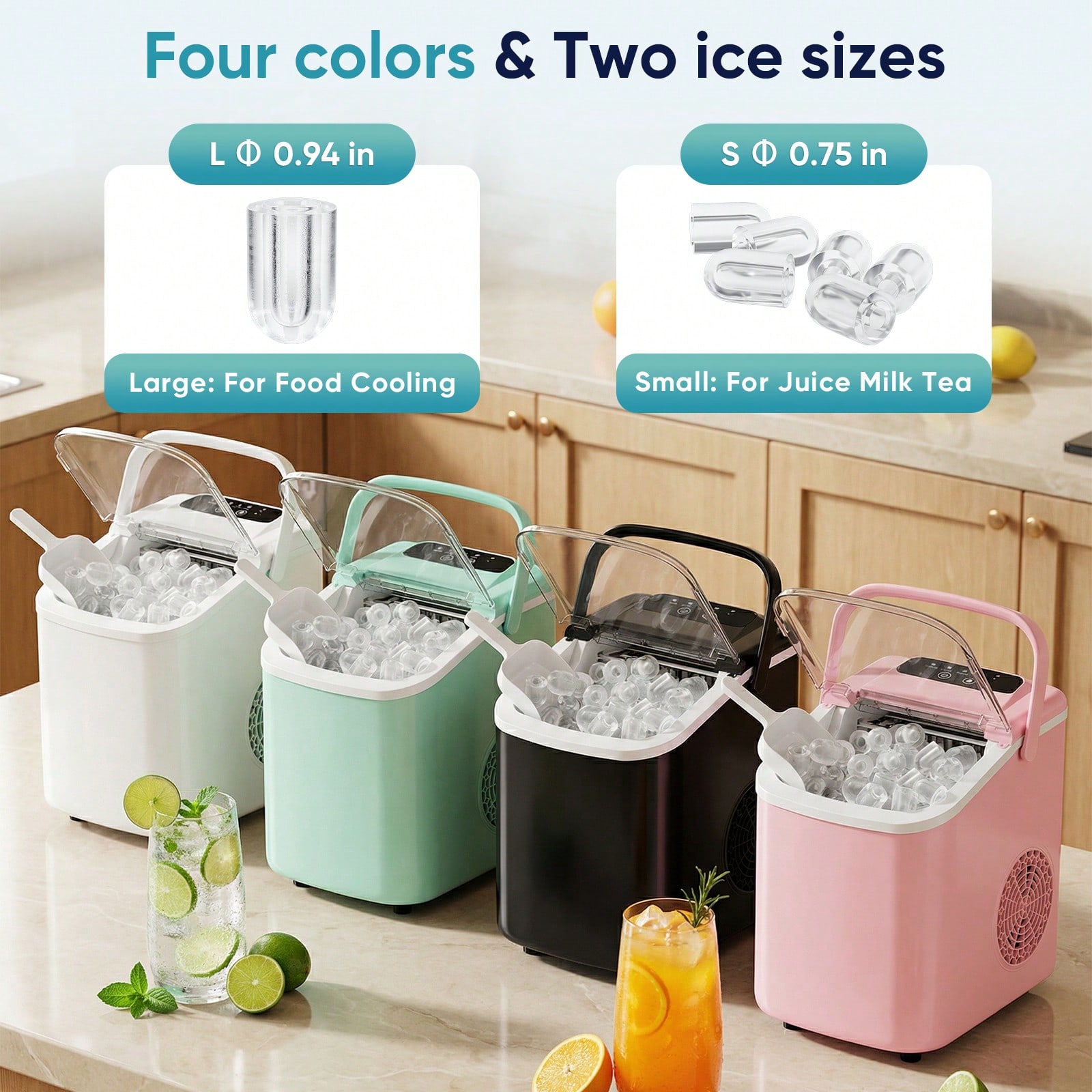 Nugget Ice Makers Countertop,  - đánh giá và giá Kitchen Appliances Green