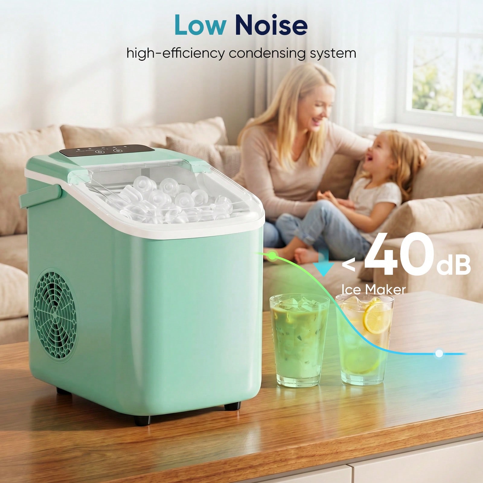 Nugget Ice Makers Countertop,  - đánh giá và giá Kitchen Appliances Green