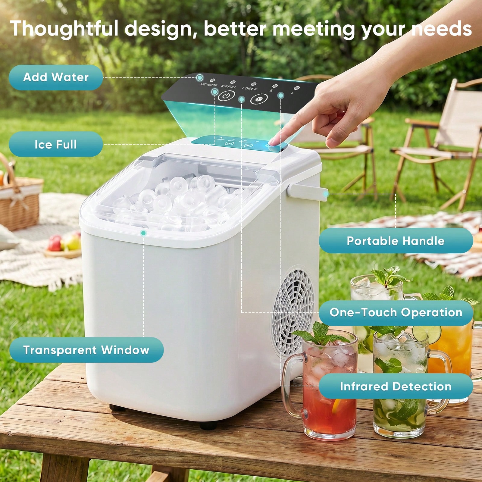 Nugget Ice Makers Countertop,  - đánh giá và giá Kitchen Appliances Green