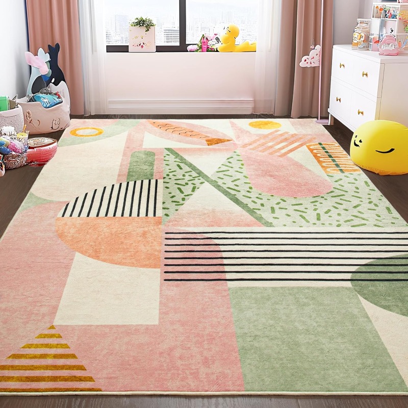 Abstract Printed Carpet Pink G - đánh giá và giá Kitchen Appliances Green