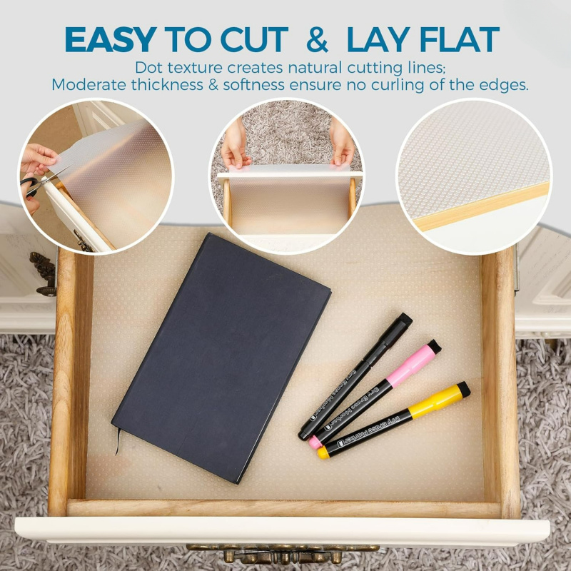 Non-Adhesive EVA Shelf Liner w - đánh giá và giá Kitchen Appliances Cabinet