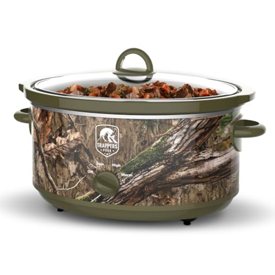 7 Quart Oval Slow Cooker Pot w - đánh giá và giá Kitchen Appliances Green