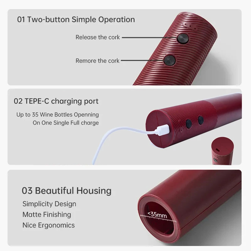 HOMEFISH Electric Wine Bottle  - đánh giá và giá Wine Opener Electric