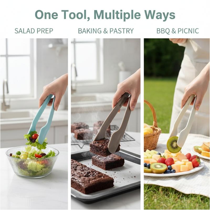 3pcs Plastics Food Tongs NonSl - đánh giá và giá Kitchen Appliances And Utensils