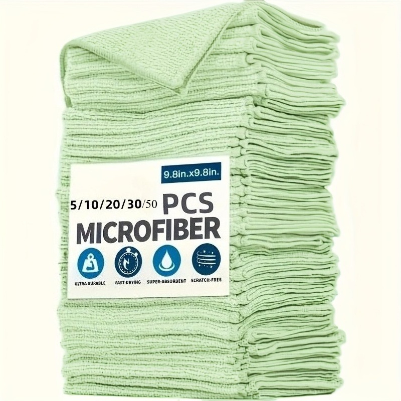 1-50Pcs Light Green Microfiber - đánh giá và giá Kitchen Appliances And Utensils