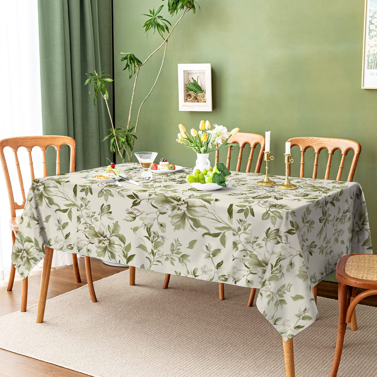 Green Fern Leaf Botanical Tabl - đánh giá và giá Kitchen Appliances Green