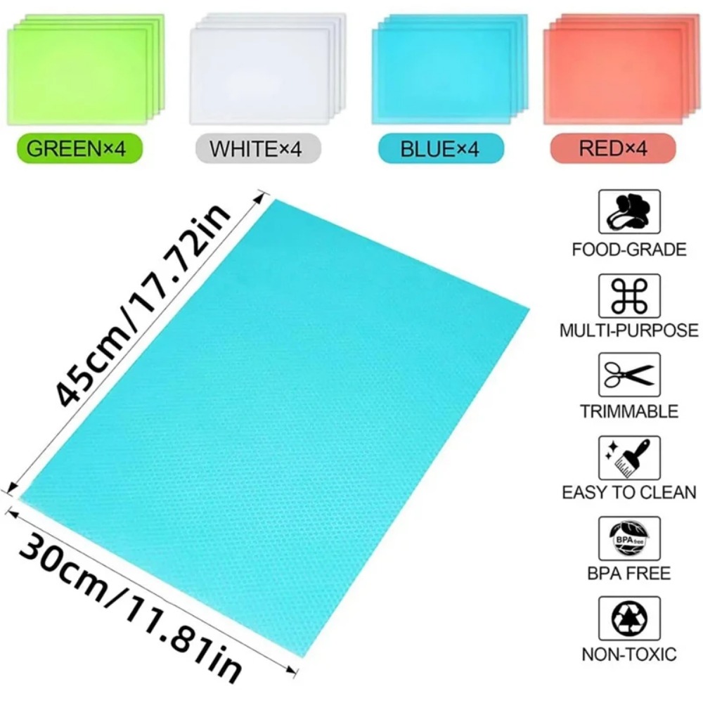 4PCS/Set Refrigerator Lining K - đánh giá và giá Kitchen Appliances Cabinet