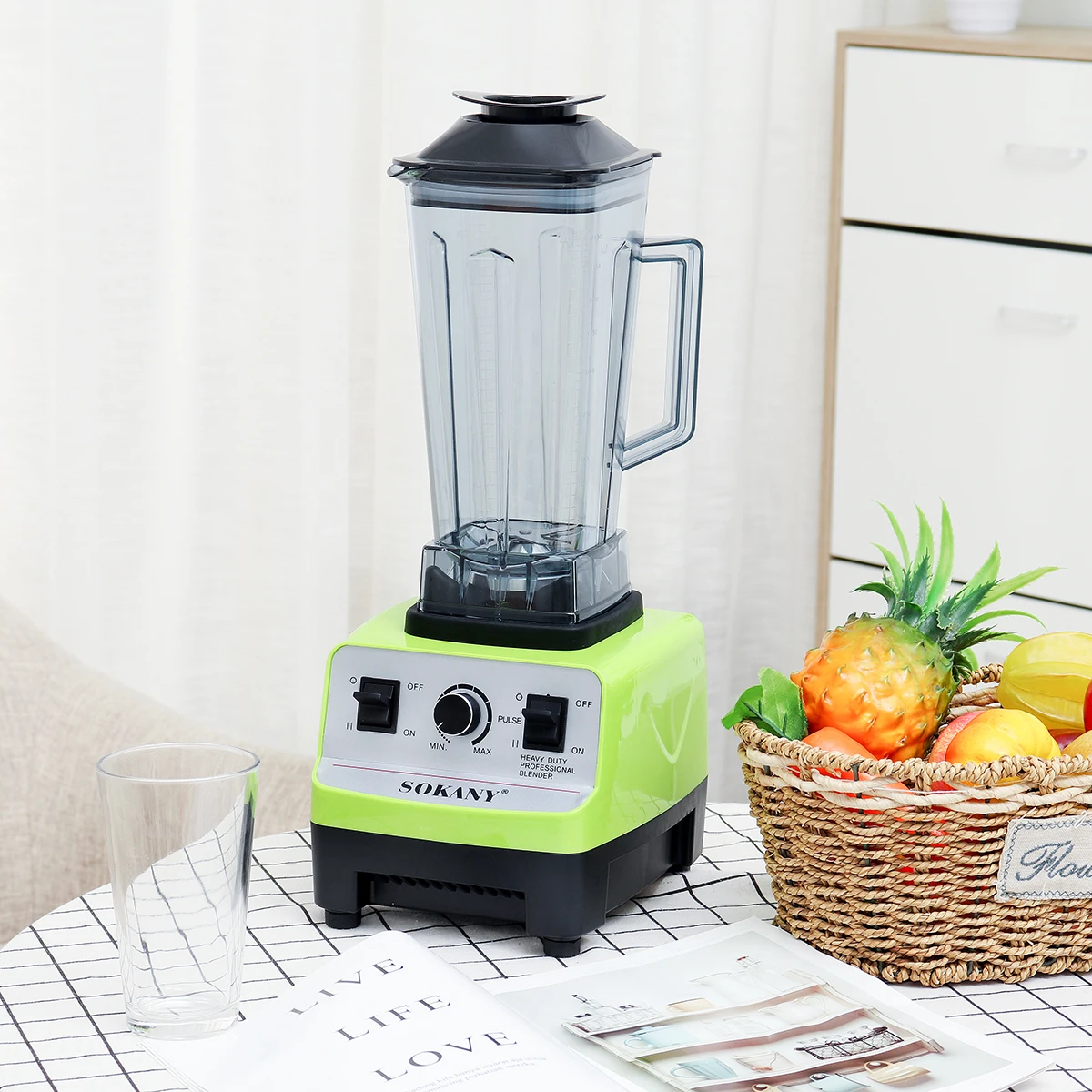 SOKANY 4500W Heavy Duty Commer - đánh giá và giá Blender High Power