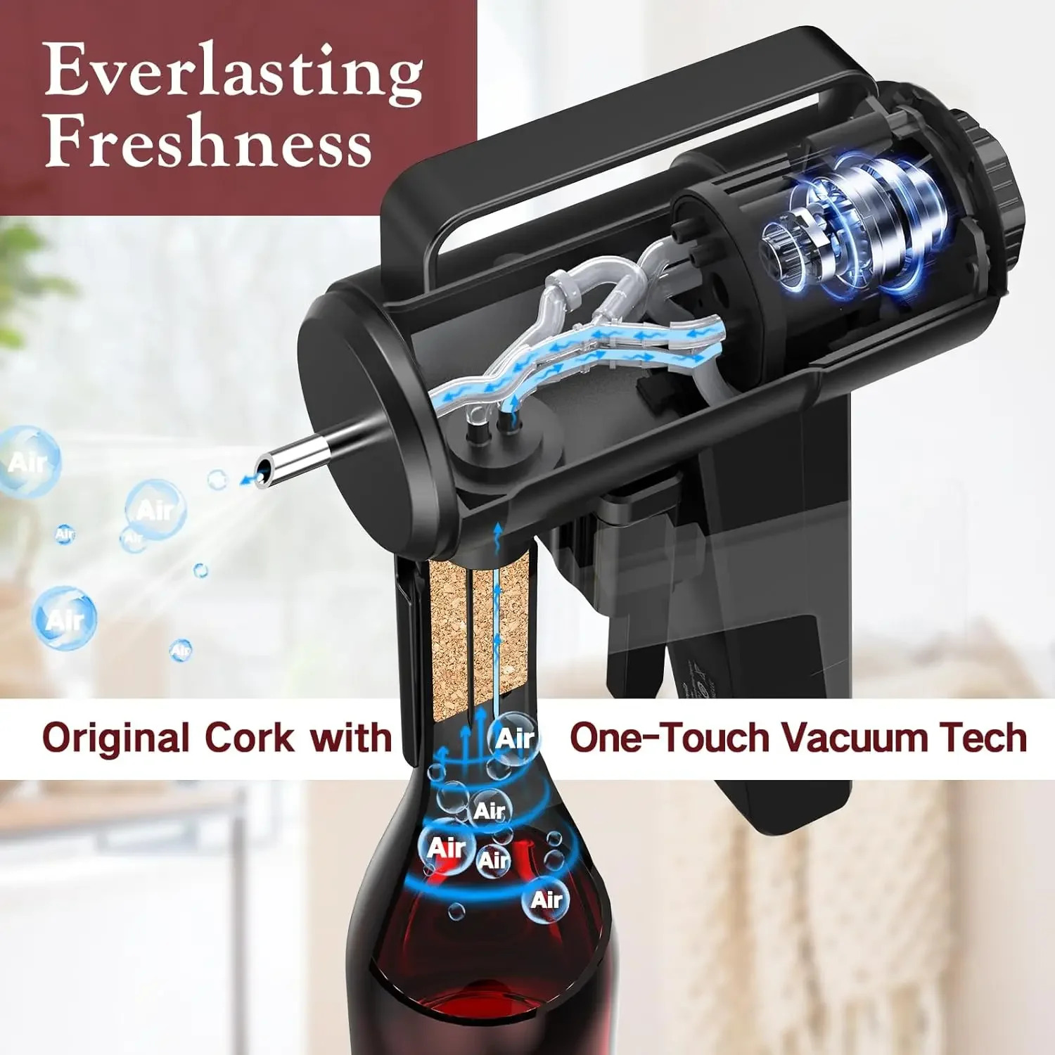 Wine Preservation System Elect - đánh giá và giá Wine Opener Electric