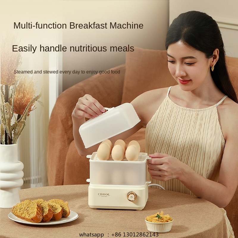 Egg Boiler Double Layers Elect - đánh giá và giá Egg Cooker Rapid